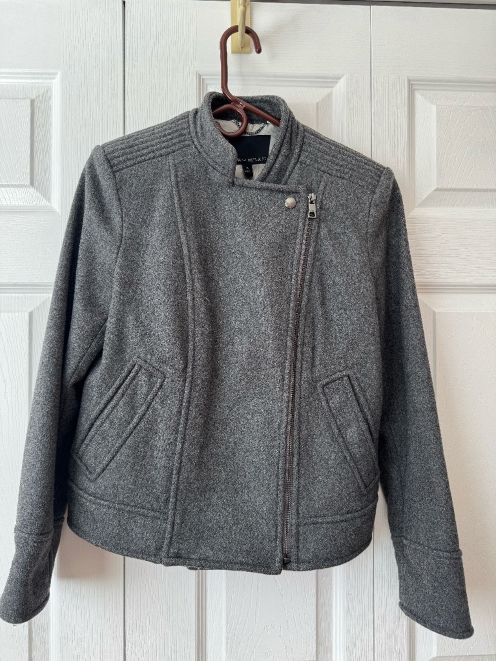 Banana Republic Wool Blend Moto Jacket